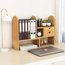 Load image into Gallery viewer, TribeSigns Bamboo Desktop Bookshelf - GetSourceful
