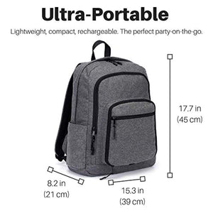 Bluetooth Speaker Backpack with 20-Watt Speakers & Subwoofer - GetSourceful