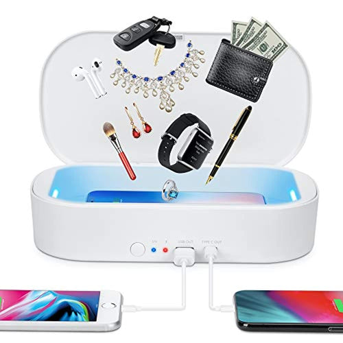 Aromatic UV Charging Box and Sanitizer - For Phone, Keys, Watches, Earpods and More! - GetSourceful