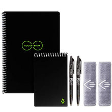 Load image into Gallery viewer, Rocketbook Smart Reusable Notebooks with 2 Pilot Frixion Pens and Station - GetSourceful
