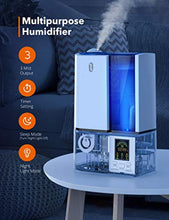 Load image into Gallery viewer, TaoTronics Cool Mist Humidifier - for Quiet Operation (Baby Room) - GetSourceful
