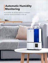 Load image into Gallery viewer, TaoTronics Cool Mist Humidifier - for Quiet Operation (Baby Room) - GetSourceful
