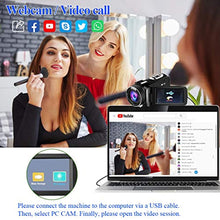 Load image into Gallery viewer, 4K Video Camera - with 3-Inch IPS Touch Screen and Microphone - GetSourceful
