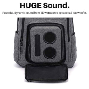 Bluetooth Speaker Backpack with 20-Watt Speakers & Subwoofer - GetSourceful