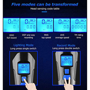 Bicycle Light Set - Horn, Headlight, Taillight, Speedometer, Odometer - GetSourceful