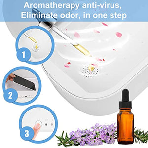 Aromatic UV Charging Box and Sanitizer - For Phone, Keys, Watches, Earpods and More! - GetSourceful