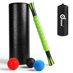 Odoland 6-in1 Foam Roller Set for Massage Therapy - GetSourceful