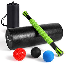 Load image into Gallery viewer, Odoland 6-in1 Foam Roller Set for Massage Therapy - GetSourceful
