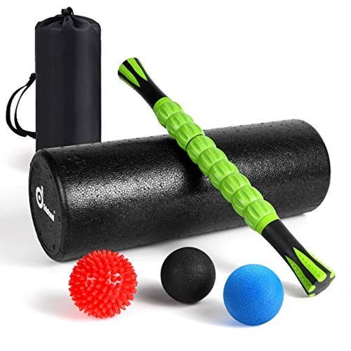 Odoland 6-in1 Foam Roller Set for Massage Therapy - GetSourceful