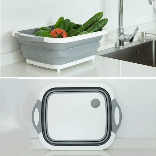 Cutting Board and Drain Basket - GetSourceful