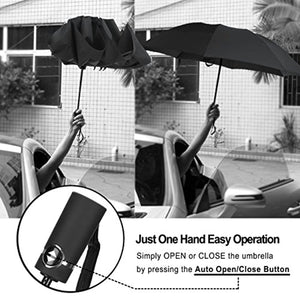 Windproof Folding Umbrella- Large 51" - GetSourceful