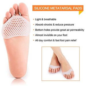 Metatarsal Foot Pads (12 pack) - All day Pain Relief for Men & Women - GetSourceful