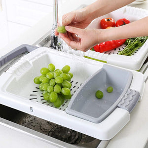 Cutting Board and Drain Basket - GetSourceful