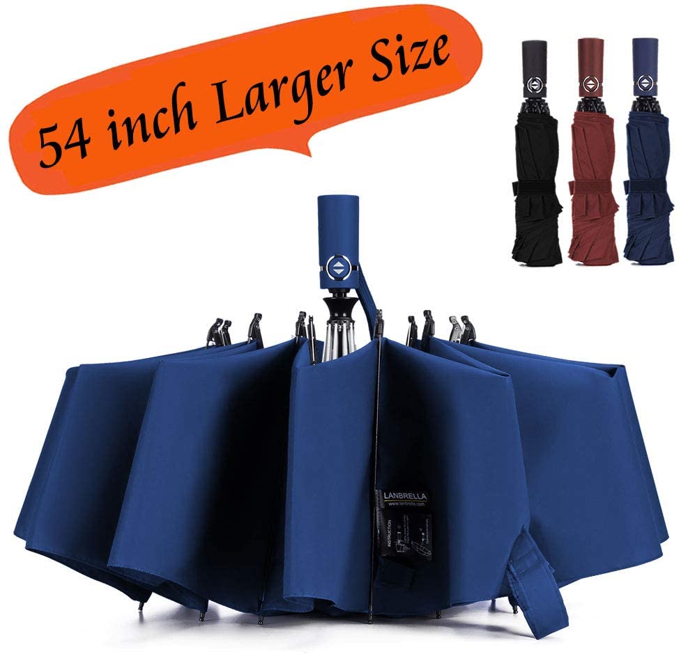 Windproof Folding Umbrella- Large 51