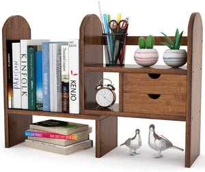 TribeSigns Bamboo Desktop Bookshelf - GetSourceful