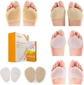 Metatarsal Foot Pads (12 pack) - All day Pain Relief for Men & Women - GetSourceful